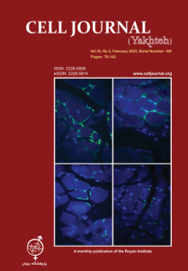 The current issue of the Cell Journal (Yakhteh) (Volume 25, Issue 2, February 2023), was published.